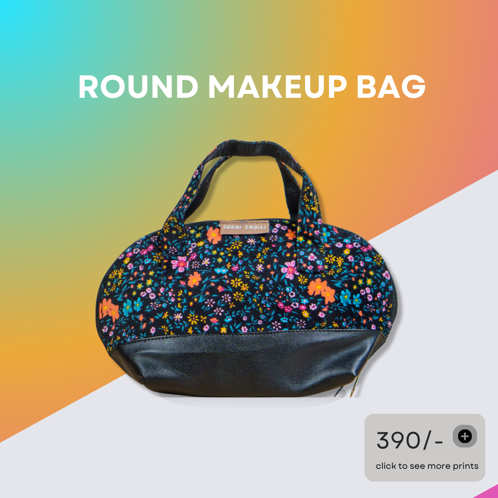 Round Makeup Bag